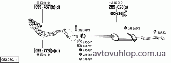MERCEDES A190 - W168 (1.9 / 03/99-10/04)