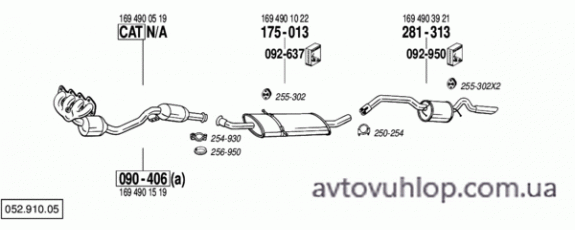 MERCEDES B170 - W245 (1.7 / 03/05-06/09)