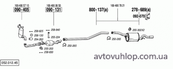 MERCEDES B180 - W245 (2.0 CDi  Turbo Diesel / 05/07-11/11)