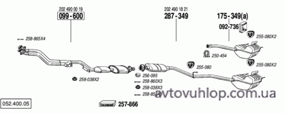 MERCEDES C180 - T202 (1.8 / 05/96-12/96)