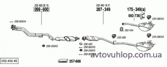 MERCEDES C180 - W202 (1.8 / 01/95-12/96)