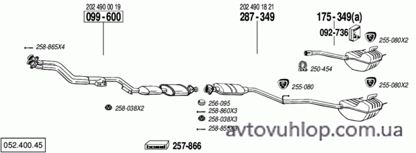 MERCEDES C180 - W202 (1.8 / 01/95-12/96)