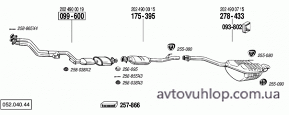 MERCEDES C180 - W202 (1.8 / 06/93-12/94)