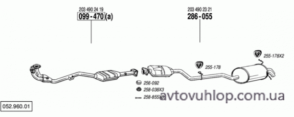 MERCEDES C180 - W203 (2.0 / 10/00-07/02)