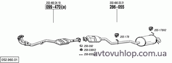 MERCEDES C180 - W203 (2.0 / 10/00-07/02)