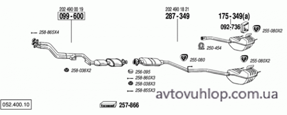 MERCEDES C200 - T202 (2.0 / 05/96-12/96)