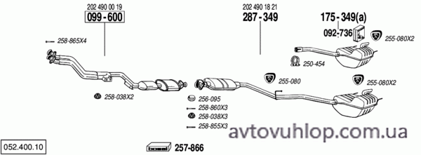 MERCEDES C200 - T202 (2.0 / 05/96-12/96)