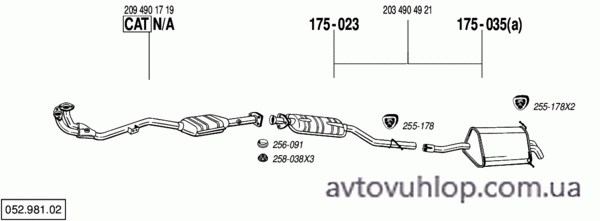MERCEDES C200 - T203 (1.8 kompressor / 05/02-10/07)