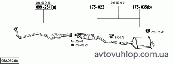 MERCEDES C200 -T203 (2.0 Kompressor / 11/00-07/02)
