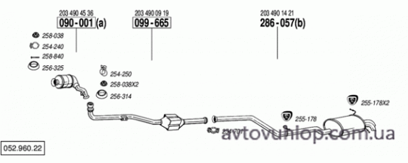 MERCEDES C200 -T203 (2.2 CDi Turbo Diesel / 03/01-08/03)