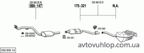 MERCEDES C200 - W202 (2.0 / 01/97-04/00)