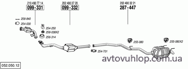 MERCEDES C200 - W202 (2.2 CDi Turbo Diesel / 03/98-04/00)