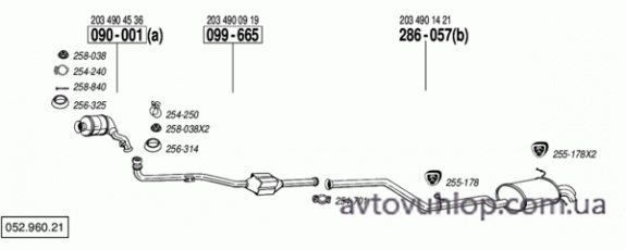MERCEDES C200 - W203 (2.2 CDi  Turbo Diesel / 09/00-12/03)