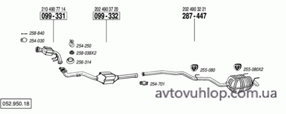 MERCEDES C220 - T202 (2.2 CDi Turbo Diesel / 01/98-02/01)