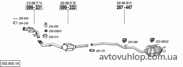 MERCEDES C220 - T202 (2.2 CDi Turbo Diesel / 01/98-02/01)