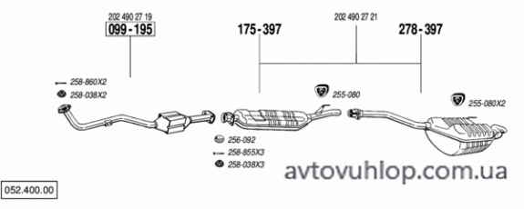 MERCEDES C220 - T202 (2.2 Diesel / 05/96-12/97)
