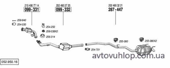 MERCEDES C220 - W202 (2.2 CDi  Turbo Diesel / 09/97-04/00)