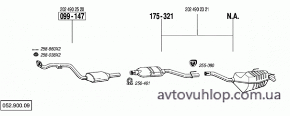 MERCEDES C230 - T202 (2.3 / 06/96-02/01)