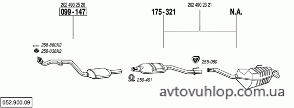 MERCEDES C230 - T202 (2.3 / 06/96-02/01)