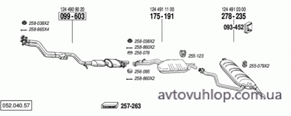MERCEDES E200 - T124 (2.0 / 10/92-05/96)