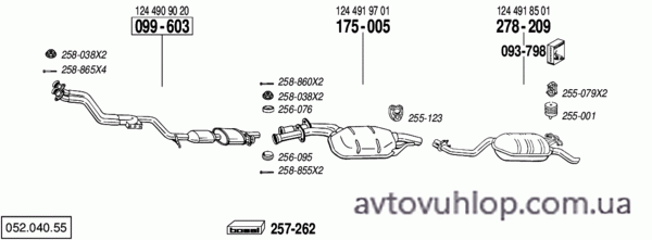 MERCEDES E200 - W124 (2.0 / 10/92-05/95)