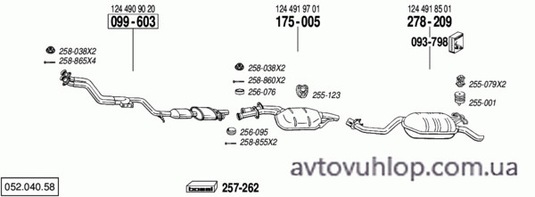 MERCEDES E220 - W124 (2.2 / 10/92-05/95)