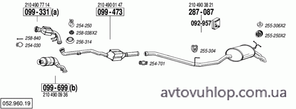 MERCEDES E220 - W210 (2.2 CDi  Turbo Diesel / 06/98-03/02)