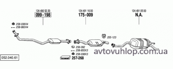 MERCEDES E250 - W124 (2.5 Diesel / 07/93-05/95)