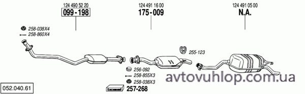 MERCEDES E250 - W124 (2.5 Diesel / 07/93-05/95)