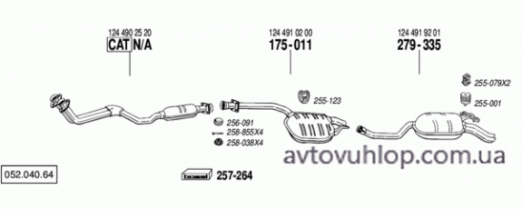 MERCEDES E250 - W124 (2.5 Turbo Diesel / 07/93-05/95)