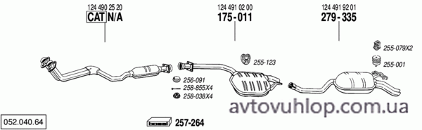 MERCEDES E250 - W124 (2.5 Turbo Diesel / 07/93-05/95)