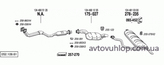 MERCEDES E300 - T124 (3.0 Diesel / 07/93-06/96)