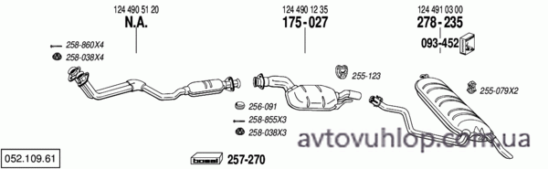 MERCEDES E300 - T124 (3.0 Diesel / 07/93-06/96)