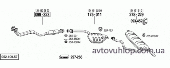 MERCEDES E300 - T124 (3.0 Turbo Diesel / 07/93-06/96)