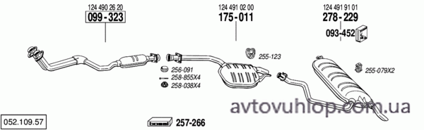 MERCEDES E300 - T124 (3.0 Turbo Diesel / 07/93-06/96)