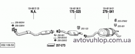 MERCEDES E300 - W124 (3.0 Diesel / 07/93-05/95)