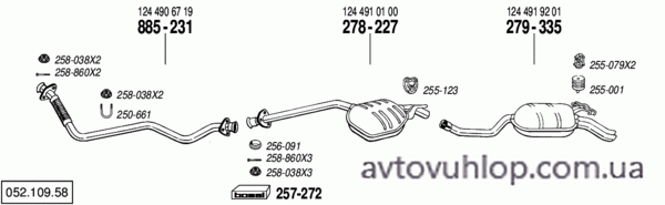 MERCEDES E300 - W124 (3.0 Turbo Diesel / 07/93-05/95)