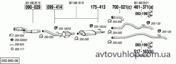 MERCEDES Sprinter (208 CDi Turbo Diesel / 04/00-05/06)