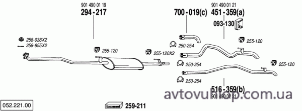 MERCEDES Sprinter (208D Diesel / 02/95-04/00)
