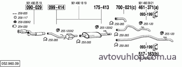 MERCEDES Sprinter (211 CDi Turbo Diesel / 04/00-05/06)