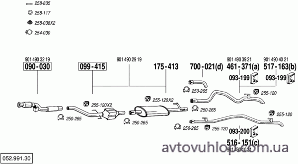 MERCEDES Sprinter (316 CDi Turbo Diesel / 04/00-05/06)