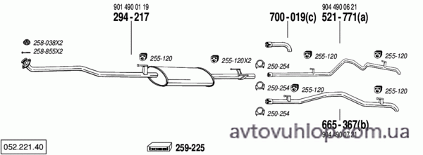 MERCEDES Sprinter (408D Diesel / 02/95-04/00)