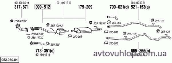 MERCEDES Sprinter (410D Turbo Diesel / 02/96-04/00)