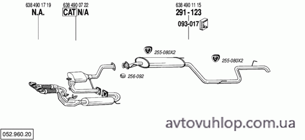 MERCEDES V200 (2.0 / 02/97-09/03)