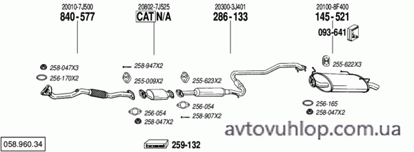 NISSAN Primera (2.0i -16V / 06/99-01/02)