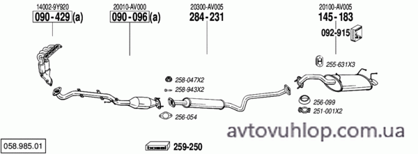 NISSAN Primera (2.0i -16V / 10/03-07)