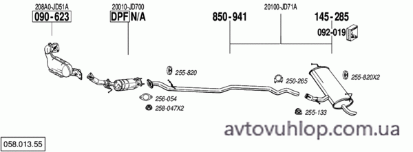 NISSAN QASHQAI (2.0dCi Turbo Diesel 2WD / 12/06-07/07)