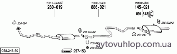 NISSAN Sunny (1.3 / 06/86-03/89)