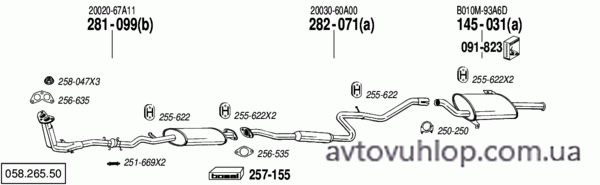 NISSAN Sunny (1.6 / 06/86-10/88)