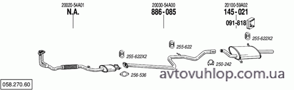 NISSAN Sunny (1.7 Diesel / 06/86-09/90)